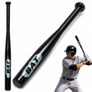 Aluminium Base Ball Bat | 1 Piece Aluminum | (Black)