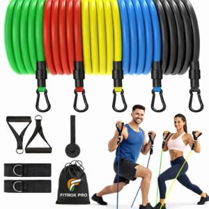 11-in-1 Resistance Bands Set for Exercise & Home Gym Workout
