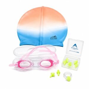Silicone Swimming Cap with Free Ear Plugs