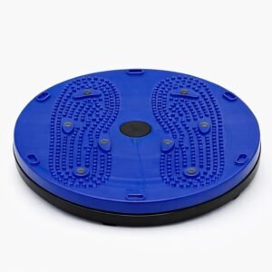 Twisting Waist Disc Board, Blue, Round, Acupressure Massage Points, Magnetic Therapy, Balance Twist Exercise Board