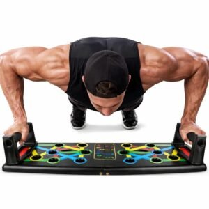 FITROX PRO 15-in-1 Pushup Board for Men and Women Foldable Home Gym Equipment Multi Function Push Up Stand for Chest Triceps Shoulders and Back Portable Workout Training Kit